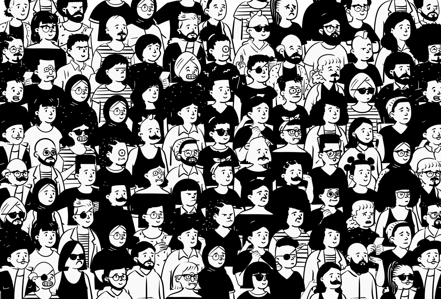 Open Peeps hand-drawn people illustration library